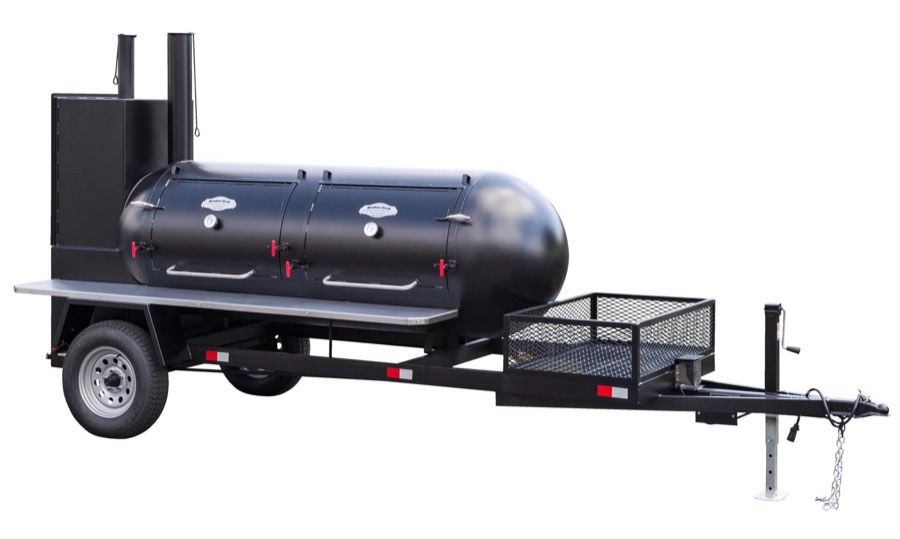 Meadow Creek TS500 tank smoker trailer