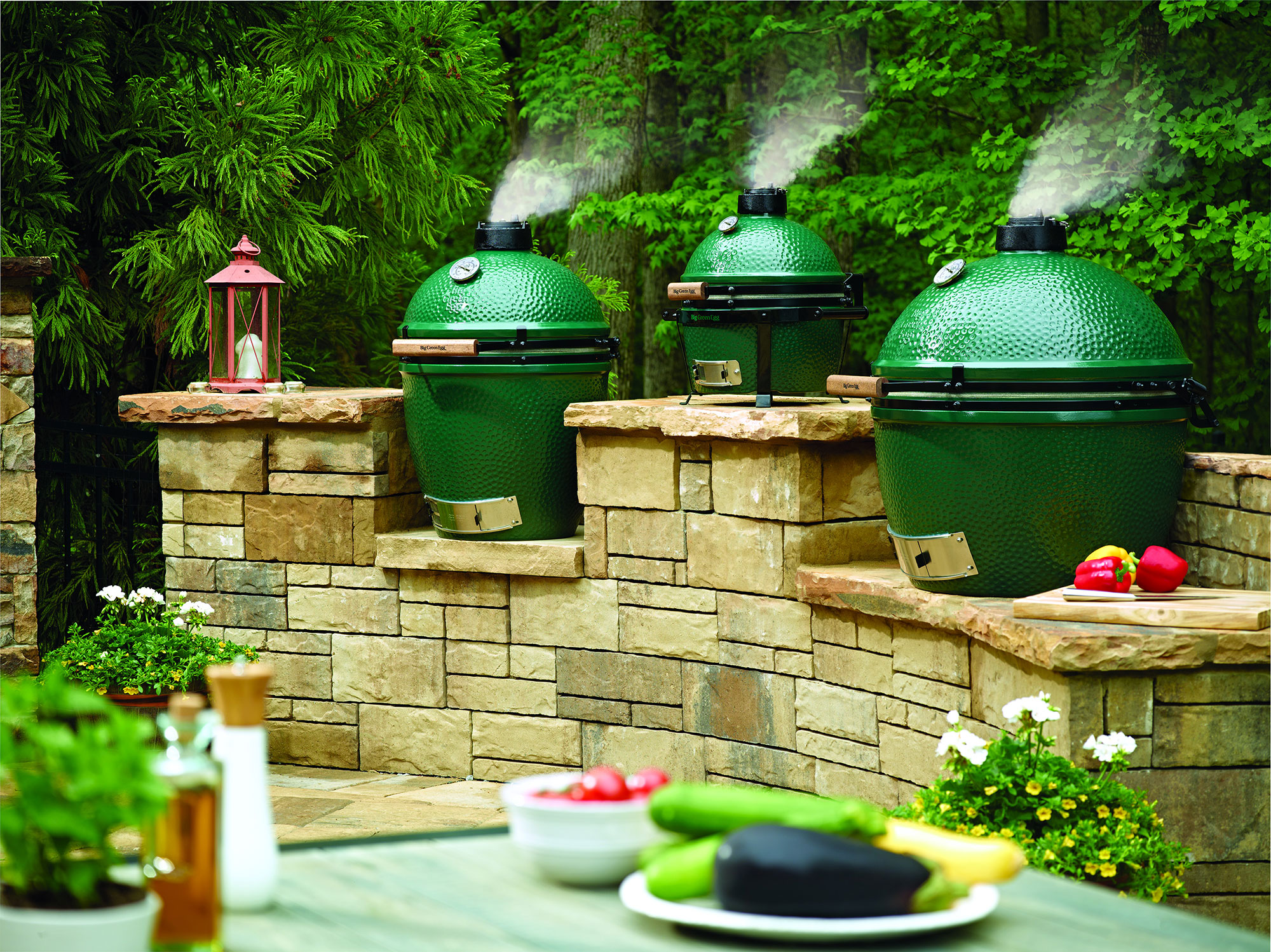 Big Green Egg ceramic cookers